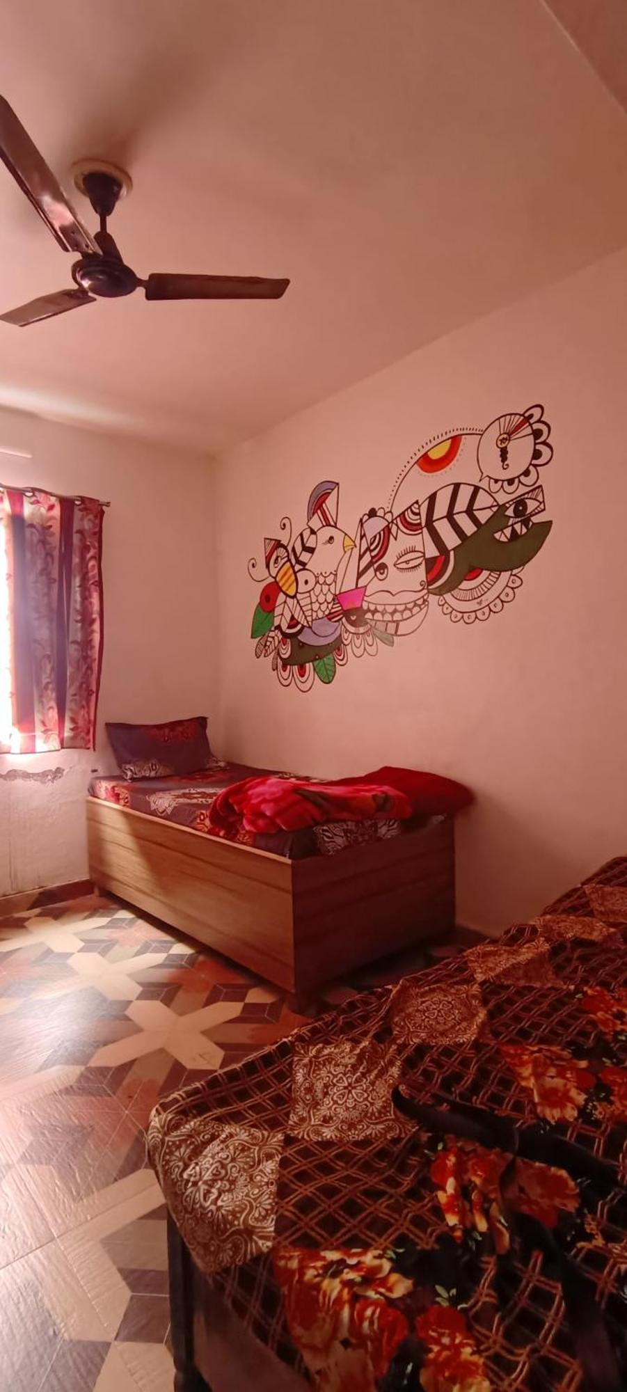 Single Bed in Female Dormitory Room